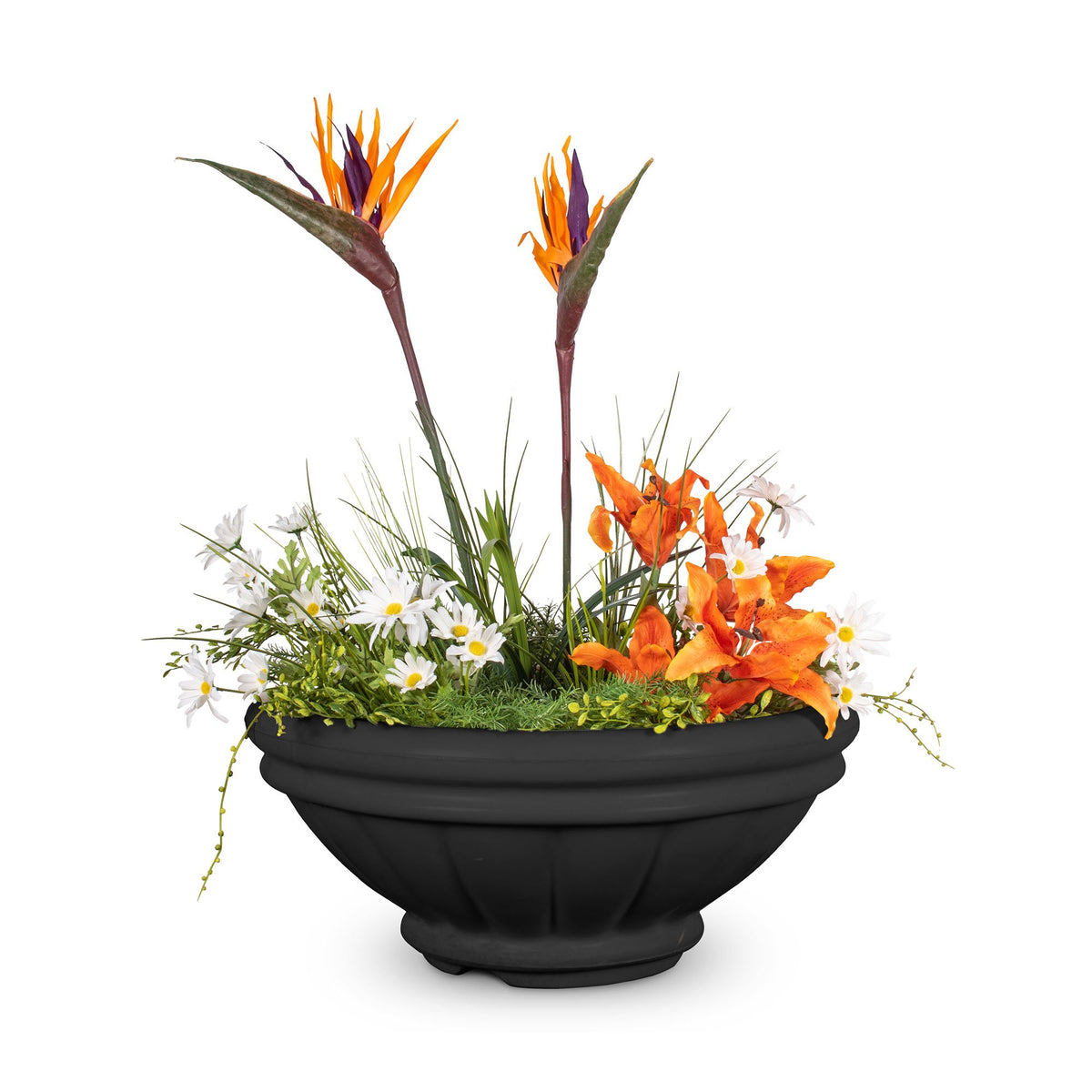 The Outdoor Plus 24" Roma GFRC Concrete Planter Bowl