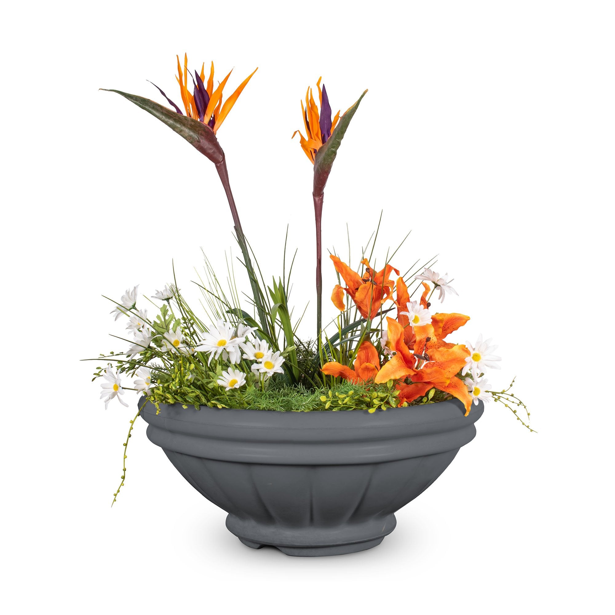 The Outdoor Plus 36" Roma GFRC Concrete Planter Bowl