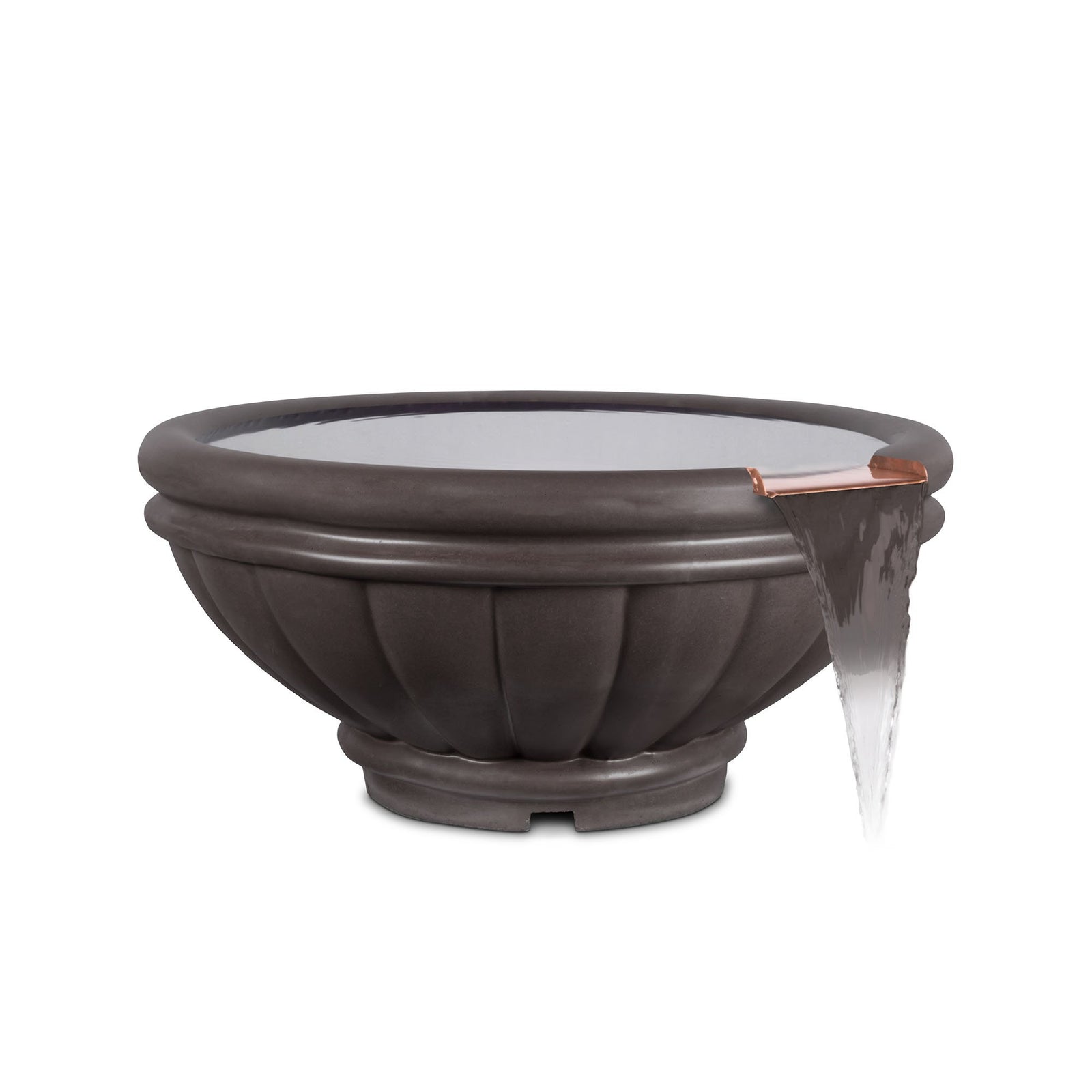 The Outdoor Plus 24" Roma GFRC Concrete Water Bowl