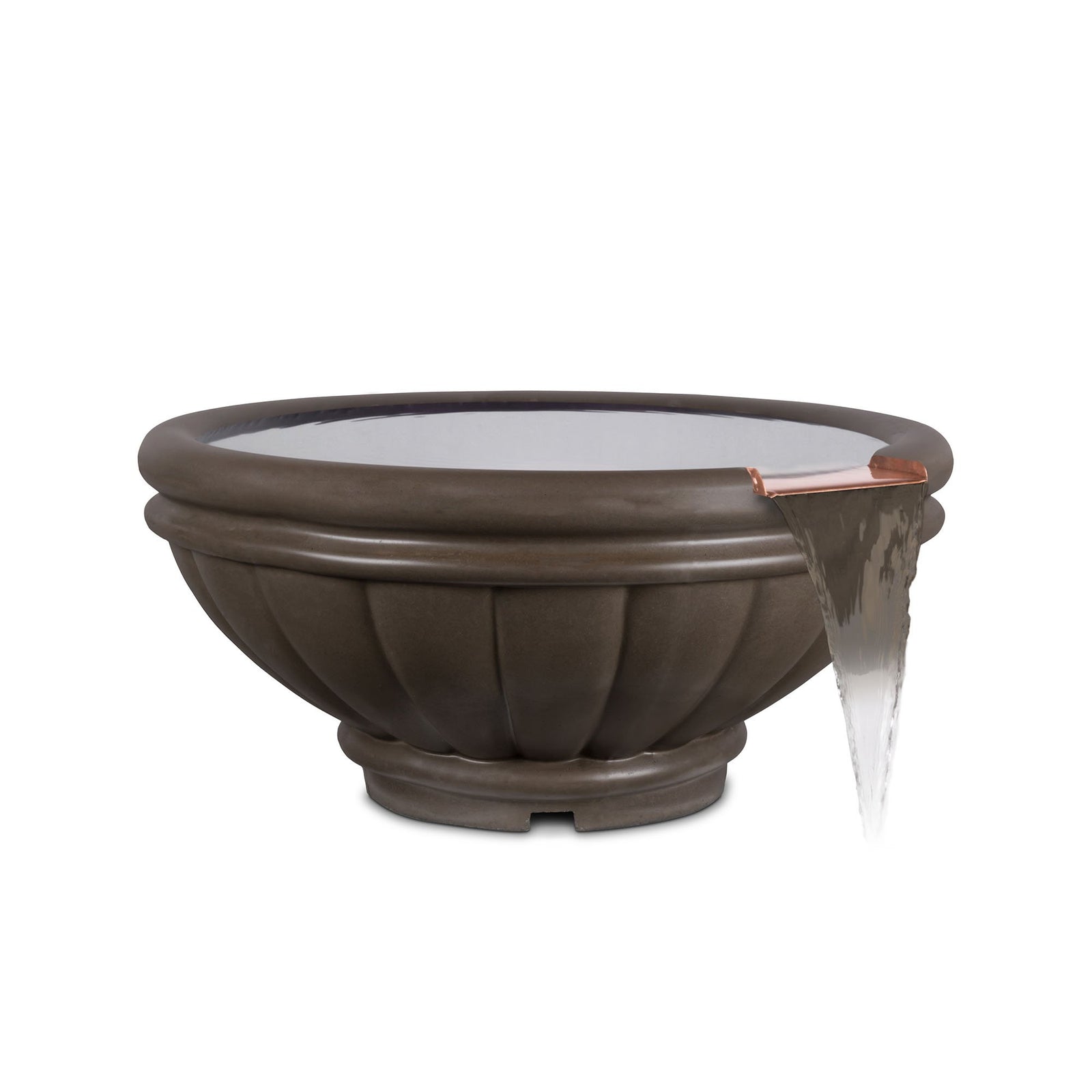 The Outdoor Plus 24" Roma GFRC Concrete Water Bowl