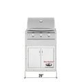Ready To Finish 29 Inch Grill Module, Appliances Included (S2902-SS)