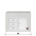 Ready To Finish 48 Inch Storage Module (S4813-SS)