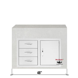 Ready To Finish 48 Inch Storage Module (S4813-SS)