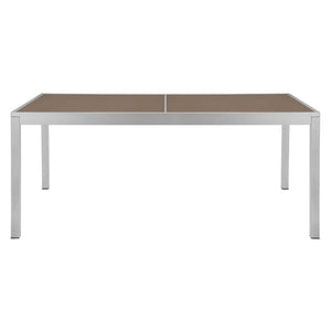Source Sedona 32'' X 64'' Rectangular Table with Corsa Table Top SC-1014-405_SC-1009-521 - BetterPatio.com