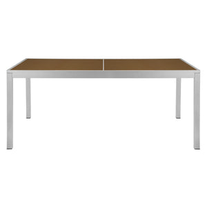 Source Sedona 32'' X 64'' Rectangular Table with Corsa Table Top SC-1014-405_SC-1009-521 - BetterPatio.com