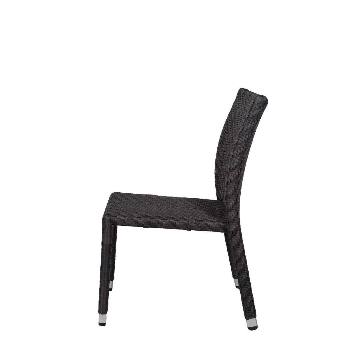 Source Miami Dining Side Chair Espresso Wicker SC-2014-162-ESP - BetterPatio.com