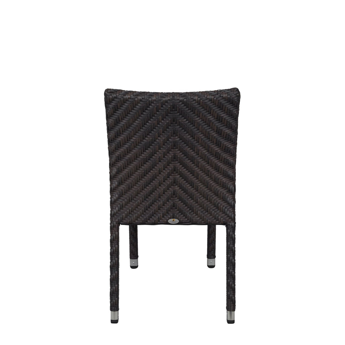Source Miami Dining Side Chair Espresso Wicker SC-2014-162-ESP - BetterPatio.com