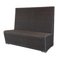 Source Furniture Boca Highback Dining Booth, Espresso