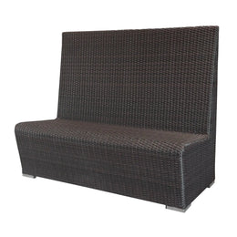 Source Furniture Boca Highback Dining Booth, Espresso
