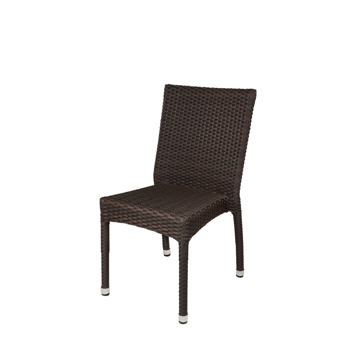 Source Furniture Sierra Dining Side Armless Chair, Espresso - BetterPatio.com