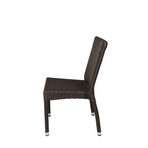 Source Furniture Sierra Dining Side Armless Chair, Espresso - BetterPatio.com
