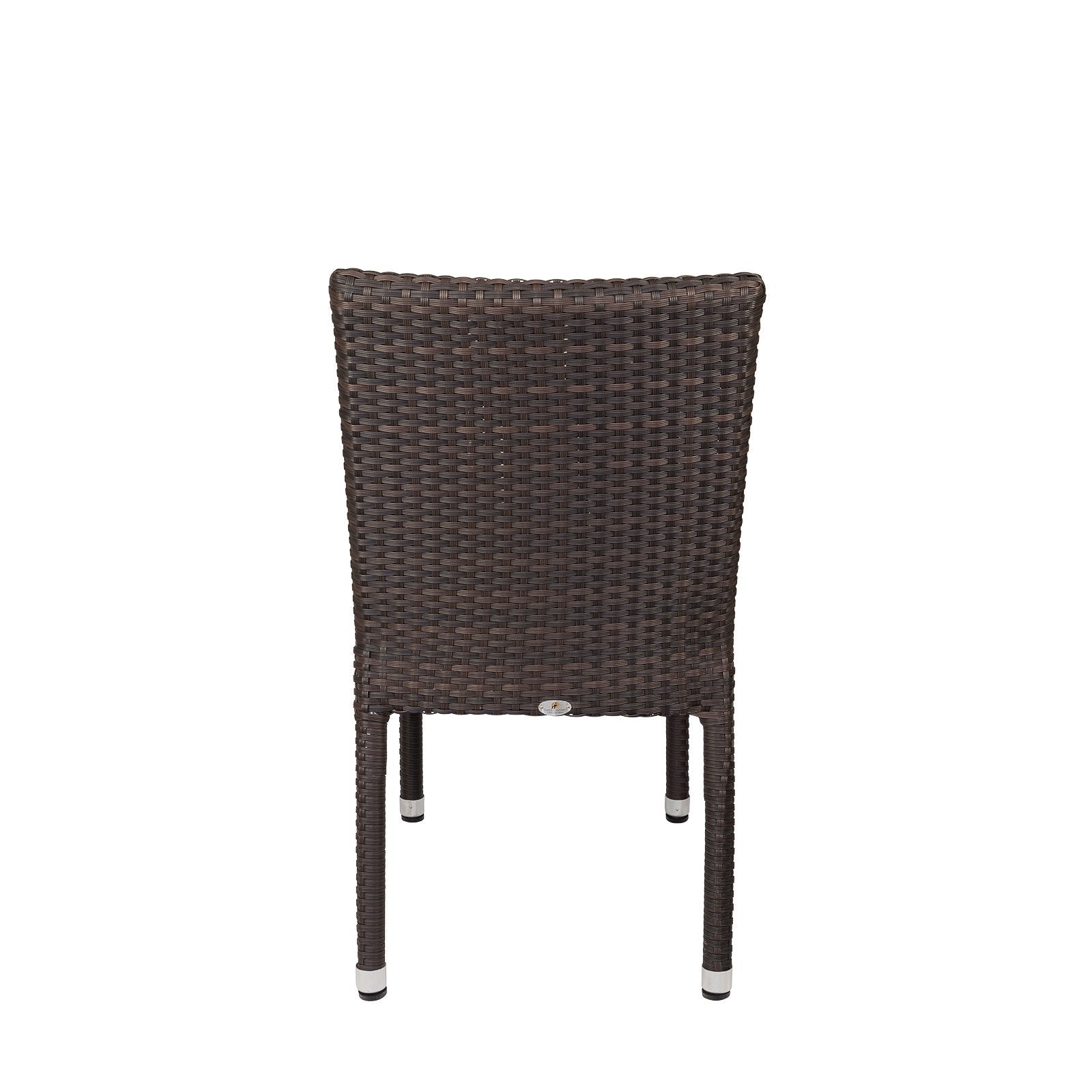 Source Furniture Sierra Dining Side Armless Chair, Espresso - BetterPatio.com