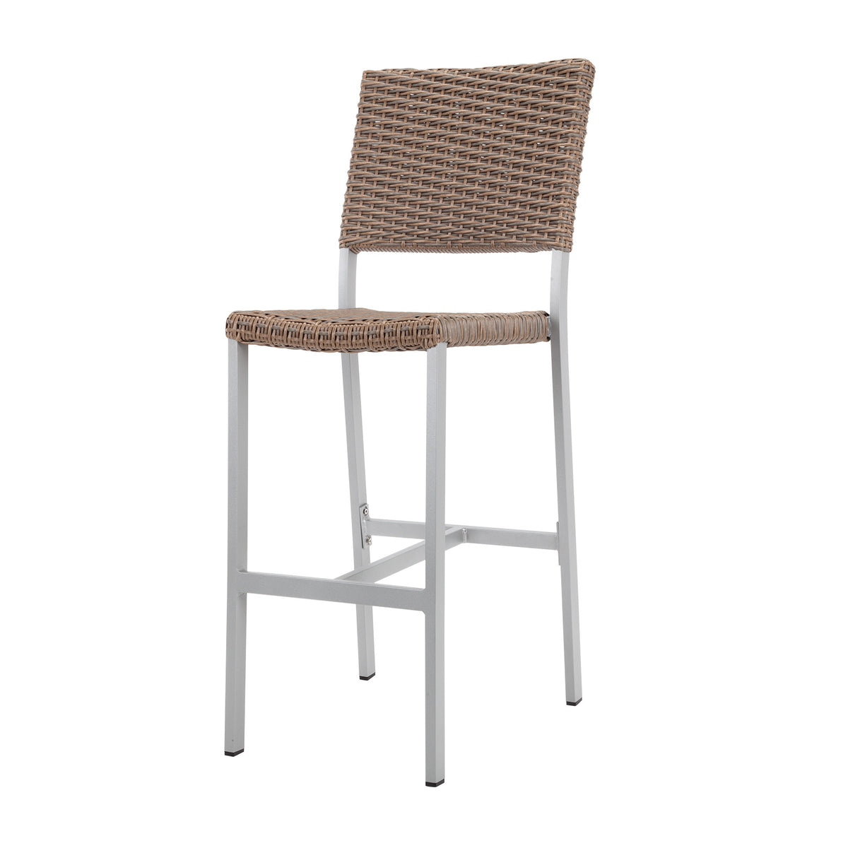 Source Furniture Fiji Wicker Bar Side Armless Chair - BetterPatio.com