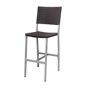 Source Furniture Fiji Wicker Bar Side Armless Chair - BetterPatio.com