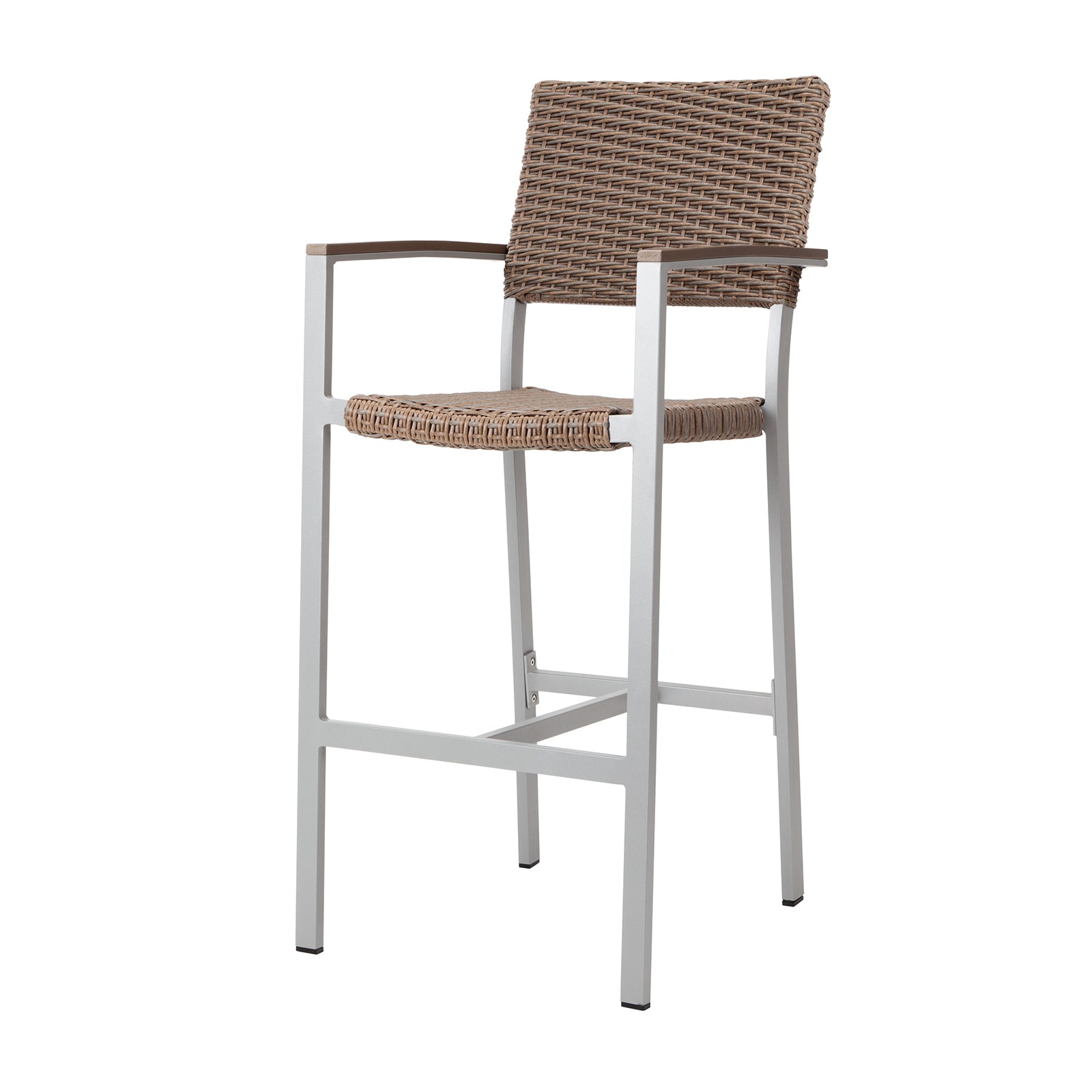 Source Furniture Fiji Wicker Bar Arm Chair - BetterPatio.com