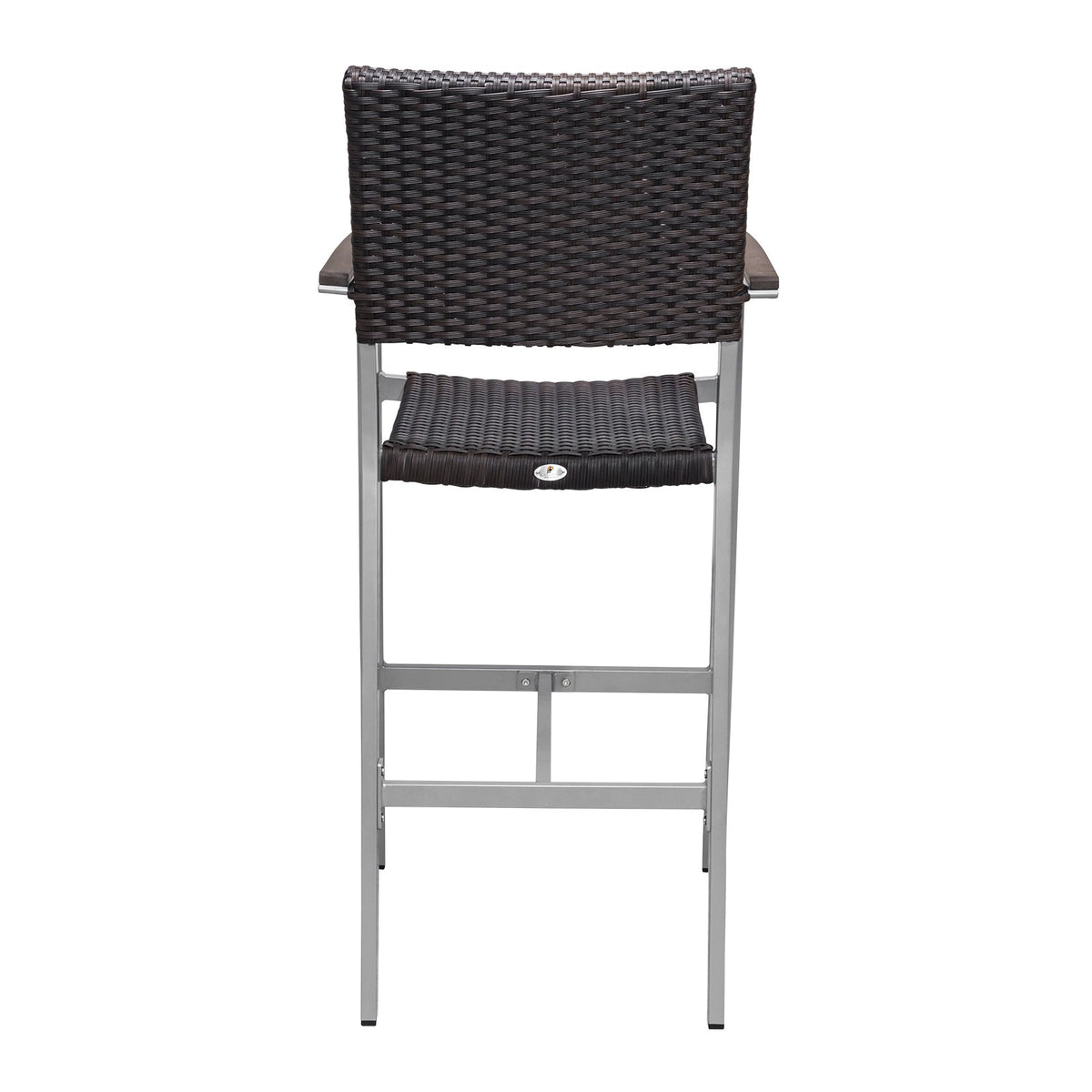 Source Furniture Fiji Wicker Bar Arm Chair - BetterPatio.com