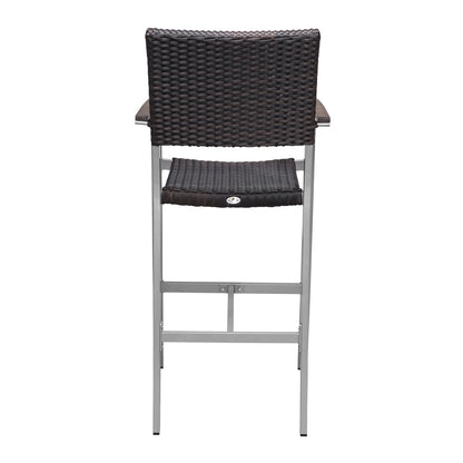 Source Furniture Fiji Wicker Bar Arm Chair - BetterPatio.com
