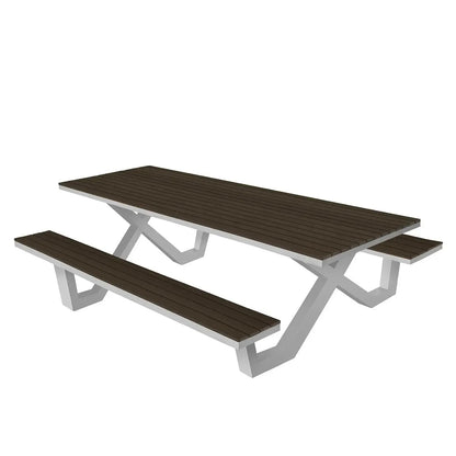 Source Vienna 8' Picnic Table (32"x96" Top Size) SC-2404-367 - BetterPatio.com