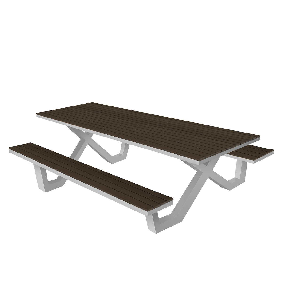 Source Vienna 8' Picnic Table (32"x96" Top Size) SC-2404-367 - BetterPatio.com
