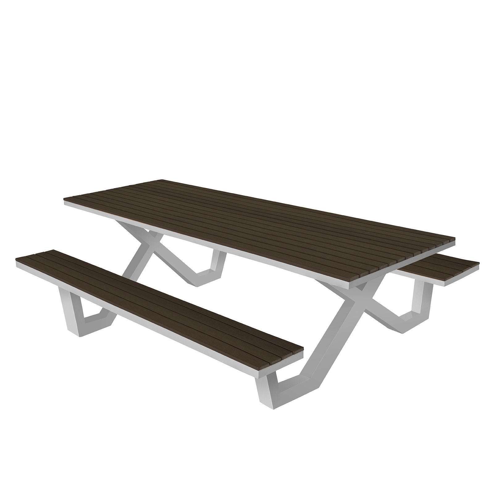 Source Vienna 8' Picnic Table (32"x96" Top Size) SC-2404-367 - BetterPatio.com