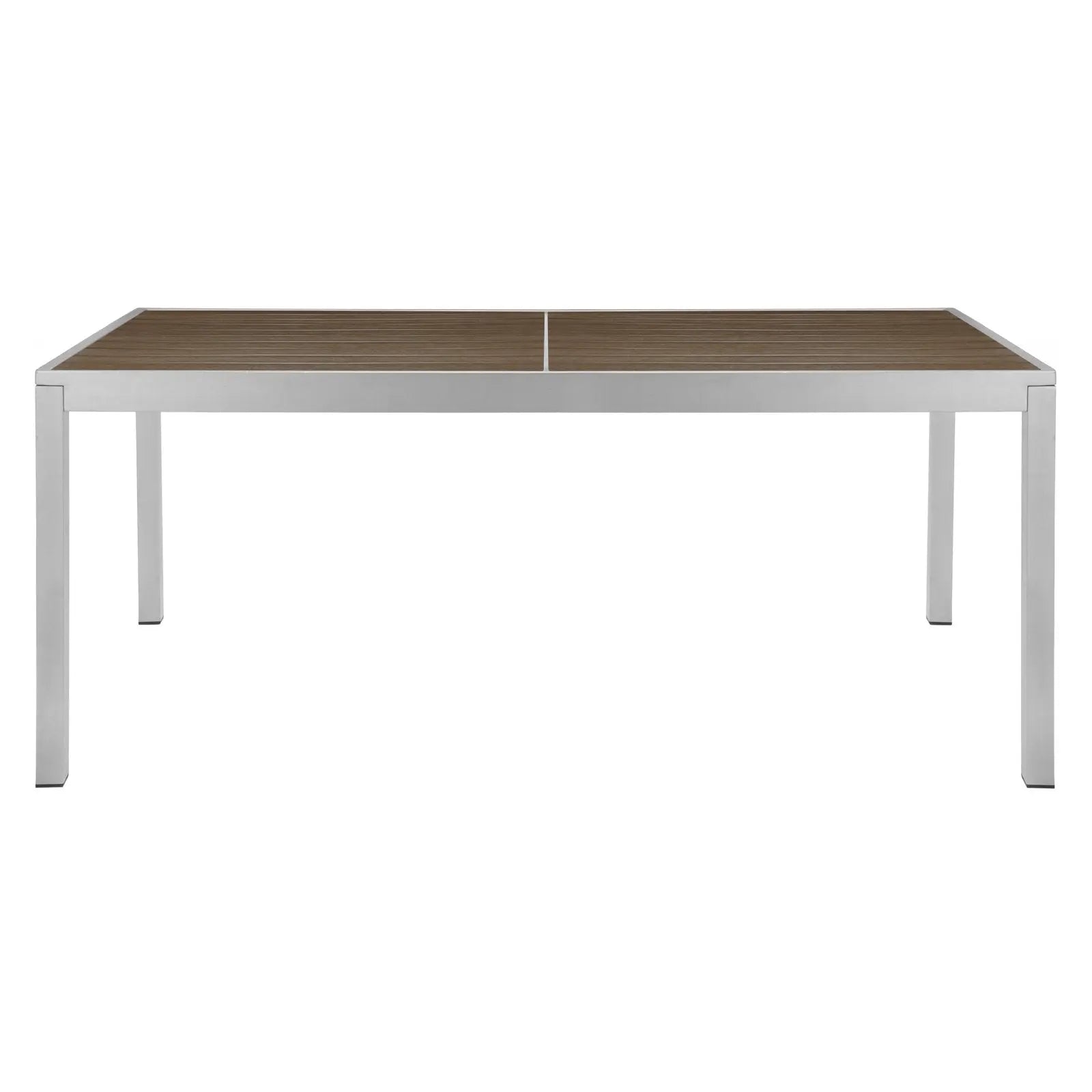 Source Sedona 32'' X 64'' Rectangular Table with Vienna Durawood Slats SC-2404-405_SC-1009-521 - BetterPatio.com