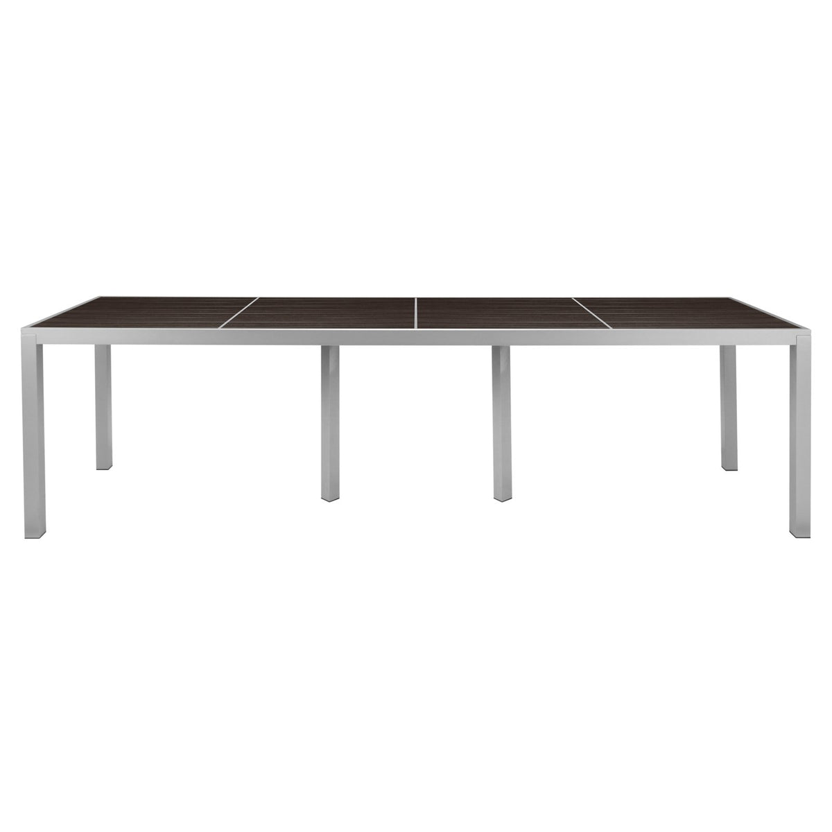 Source Sedona 36'' X 144'' Rectangular Table with Vienna Durawood Slats SC-2404-406_SC-1009-587 - BetterPatio.com