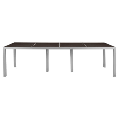 Source Sedona 36'' X 144'' Rectangular Table with Vienna Durawood Slats SC-2404-406_SC-1009-587 - BetterPatio.com