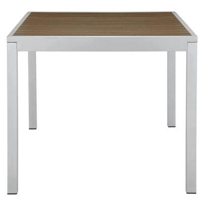 Source Sedona 36'' Square Table with Vienna Durawood Slats SC-2404-406_SC-1009-527 - BetterPatio.com