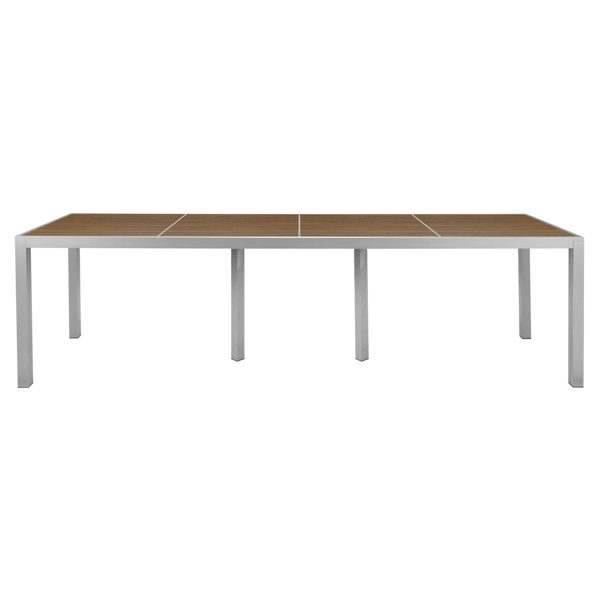 Source Sedona 36'' X 144'' Rectangular Table with Vienna Durawood Slats SC-2404-406_SC-1009-587 - BetterPatio.com