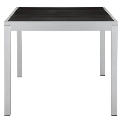 Source Sedona 28'' X 32'' Rectangular Table with Vienna Durawood Slats SC-2404-412_SC-1009-516 - BetterPatio.com