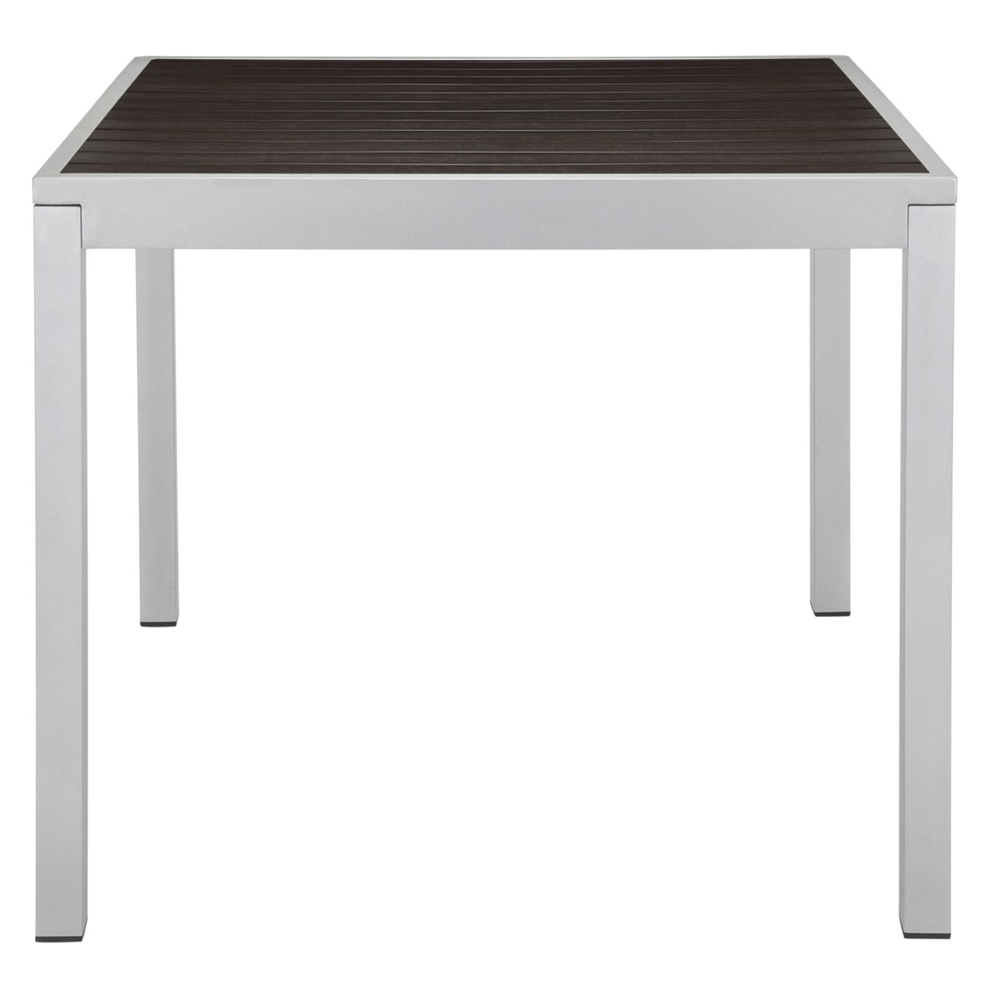 Source Sedona 28'' X 32'' Rectangular Table with Vienna Durawood Slats SC-2404-412_SC-1009-516 - BetterPatio.com