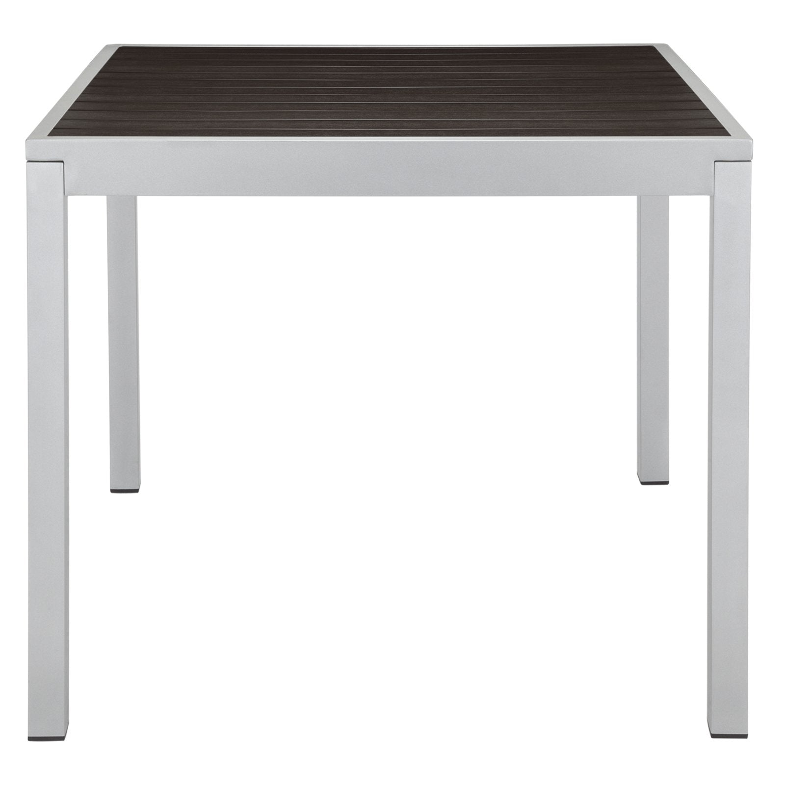 Source Sedona 28'' X 32'' Rectangular Table with Vienna Durawood Slats SC-2404-412_SC-1009-516 - BetterPatio.com