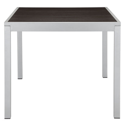 Source Sedona 28'' X 32'' Rectangular Table with Vienna Durawood Slats SC-2404-412_SC-1009-516 - BetterPatio.com