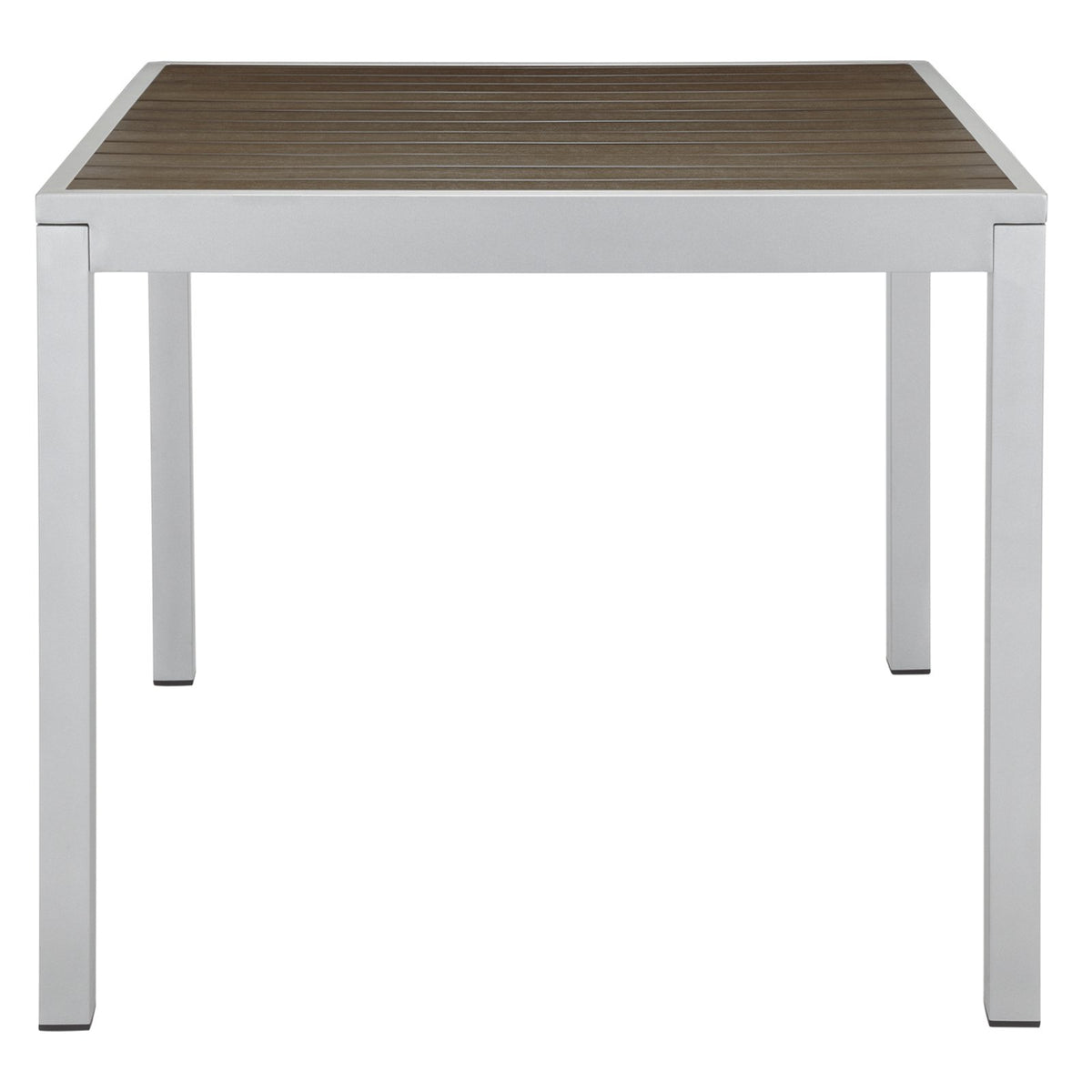 Source Sedona 28'' X 32'' Rectangular Table with Vienna Durawood Slats SC-2404-412_SC-1009-516 - BetterPatio.com