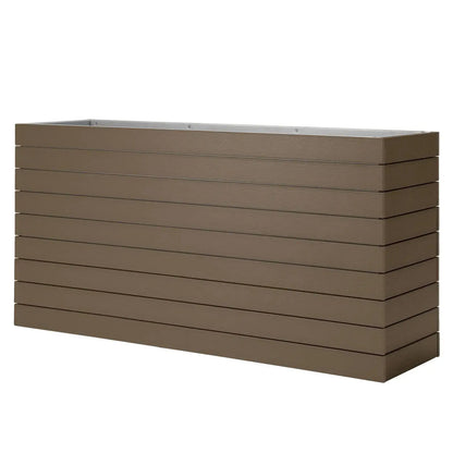 Source Vienna Planter 2'x4' Durawood (24" H x 48" W 12" D) SC-2404-792 - BetterPatio.com