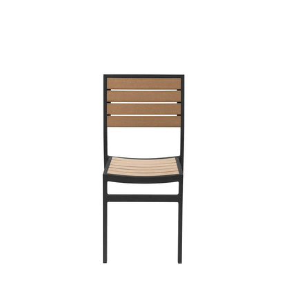 Source Napa Dining Side Chair Black Frame SC-2405-162-BLK - BetterPatio.com