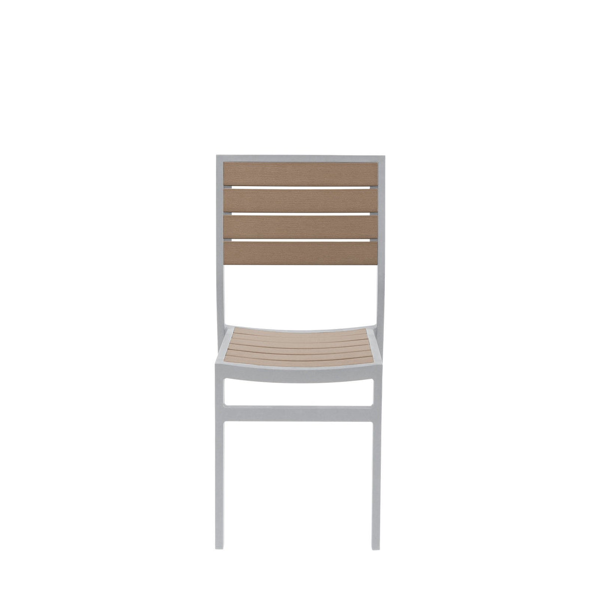Source Napa Dining Side Chair Silver Frame SC-2405-162-SLV - BetterPatio.com