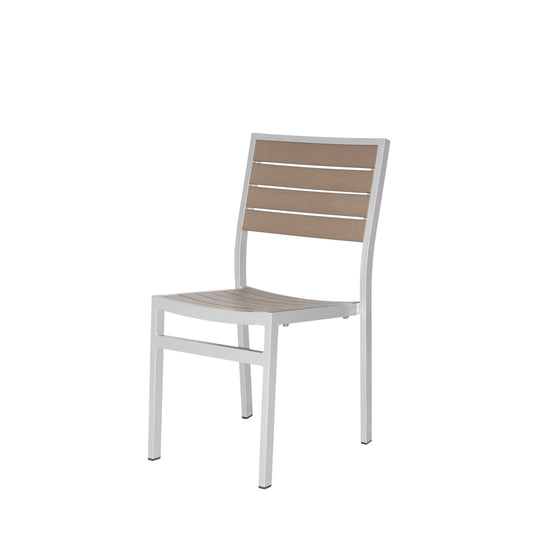 Source Napa Dining Side Chair Silver Frame SC-2405-162-SLV - BetterPatio.com