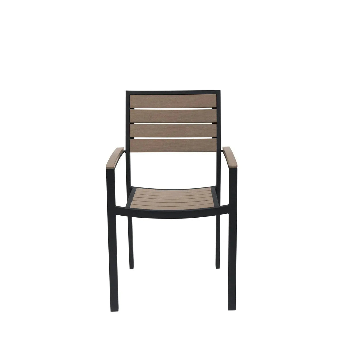 Source Napa Dining Arm Chair Black Frame SC-2405-163-BLK - BetterPatio.com