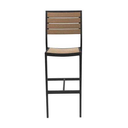 Source Napa Bar Side Chair Black Frame SC-2405-172-BLK - BetterPatio.com