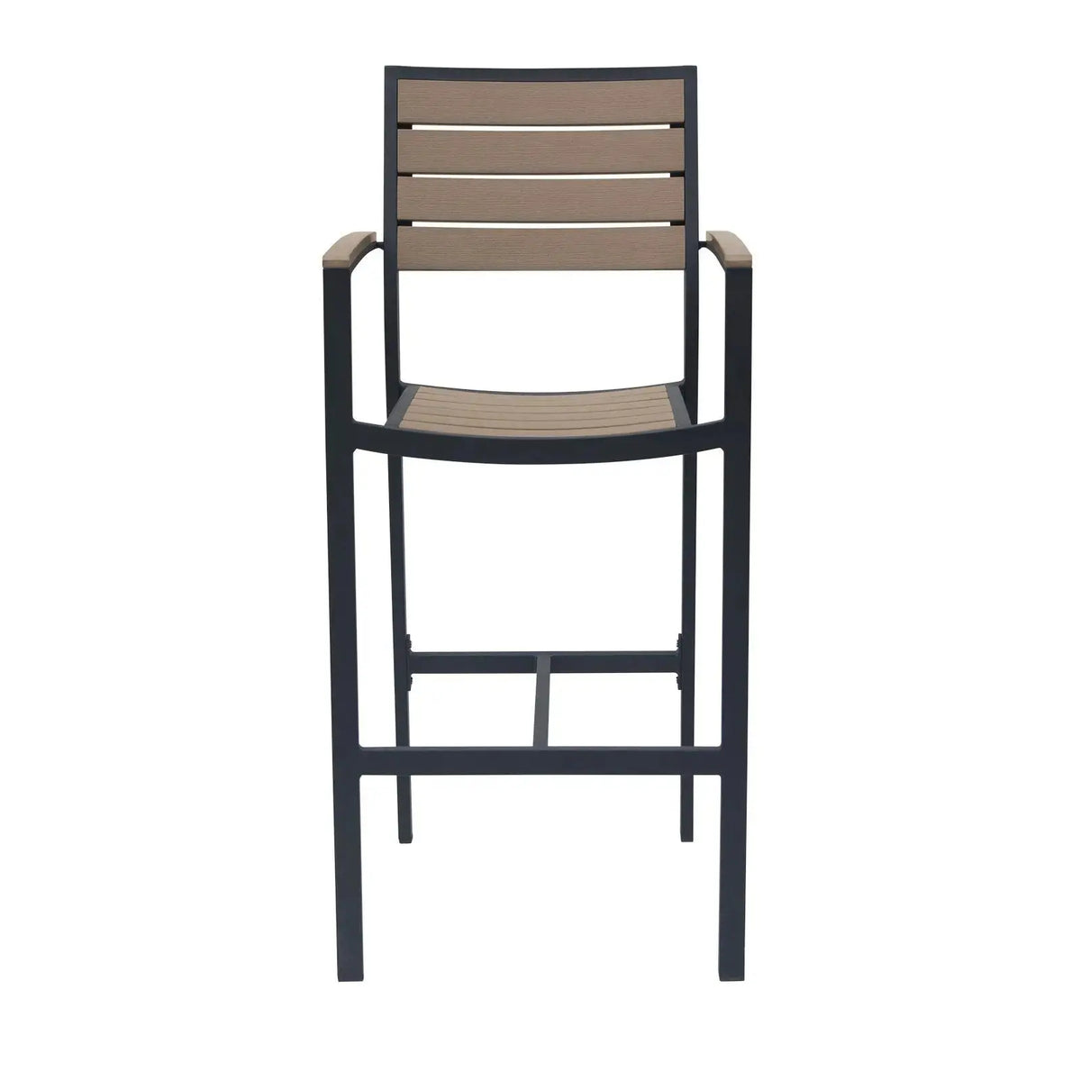 Source Napa Bar Arm Chair Black Frame SC-2405-173-BLK - BetterPatio.com