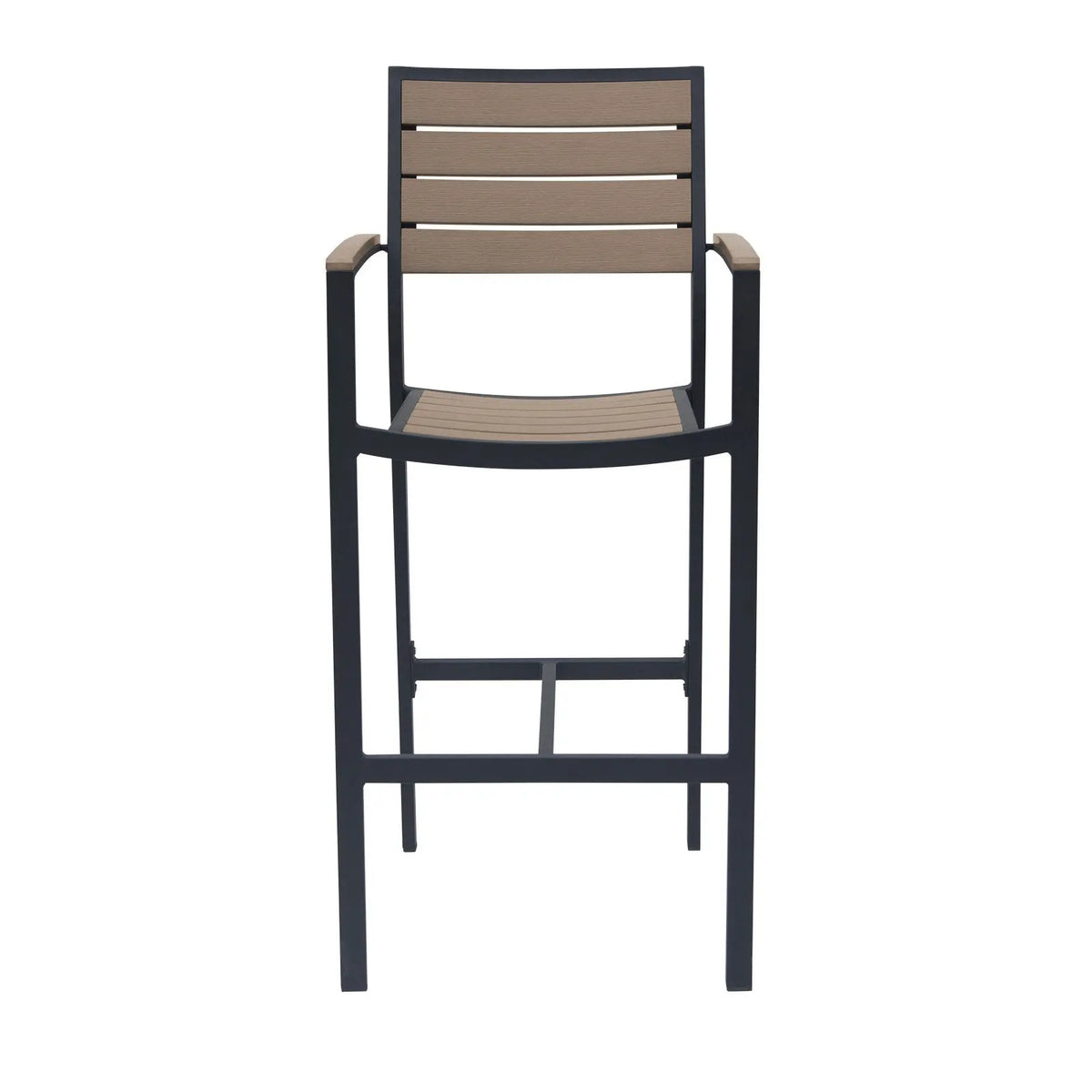 Source Napa Bar Arm Chair Black Frame SC-2405-173-BLK - BetterPatio.com