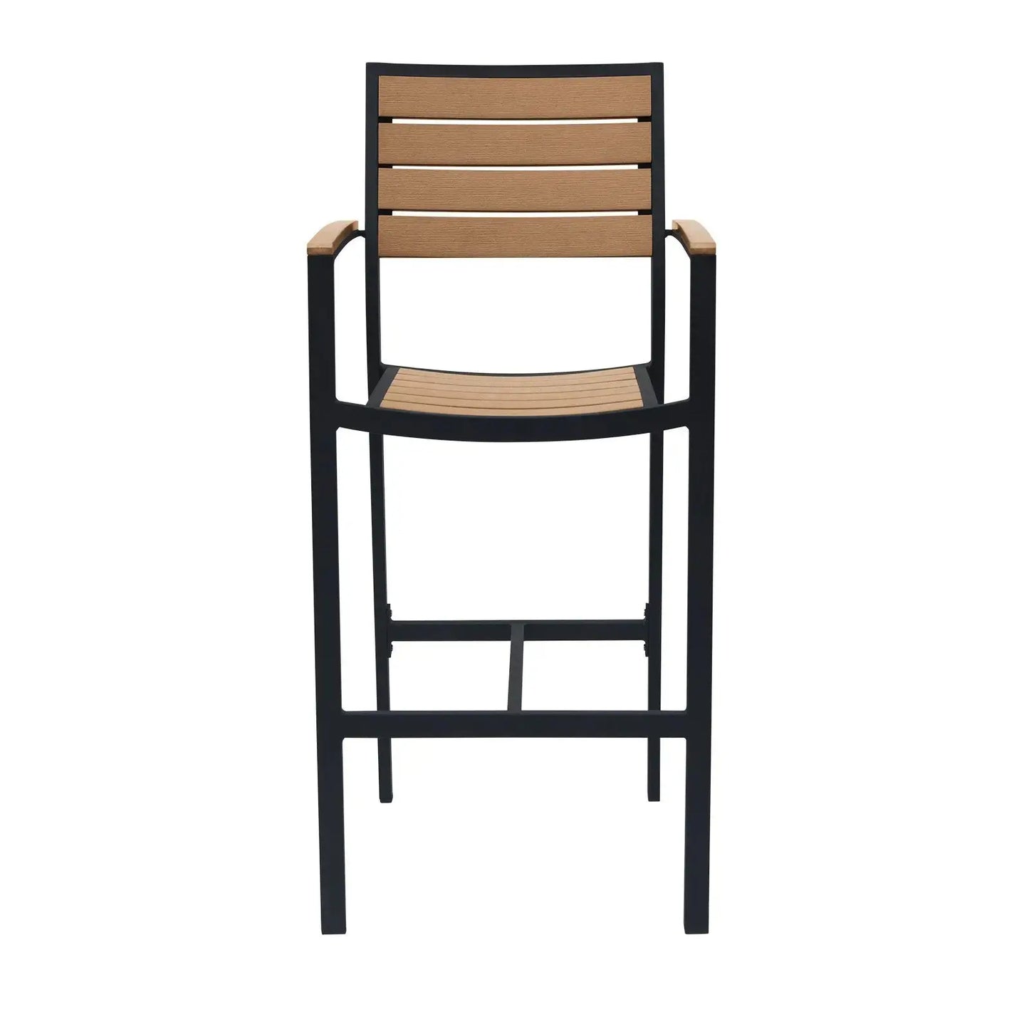 Source Napa Bar Arm Chair Black Frame SC-2405-173-BLK - BetterPatio.com
