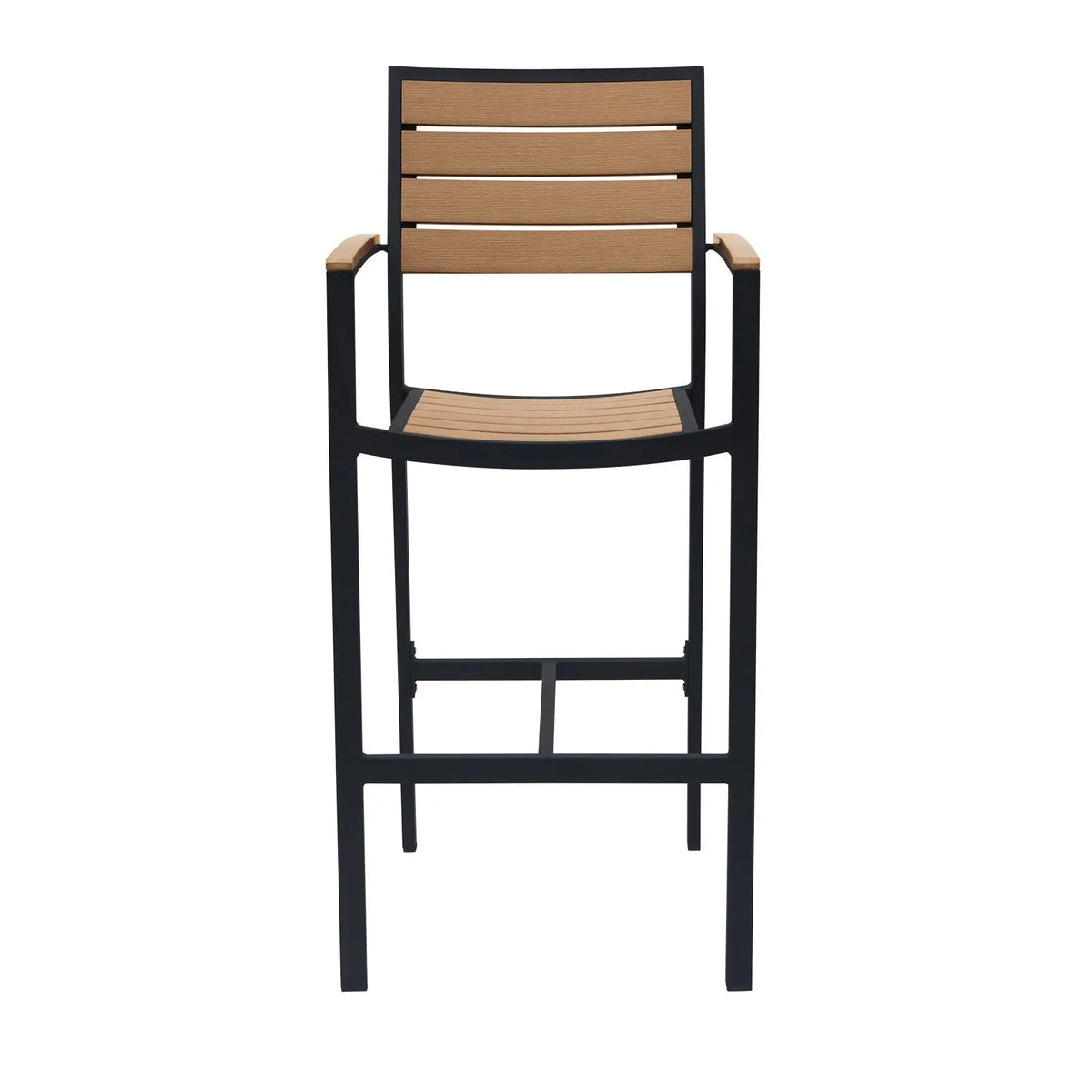 Source Napa Bar Arm Chair Black Frame SC-2405-173-BLK - BetterPatio.com