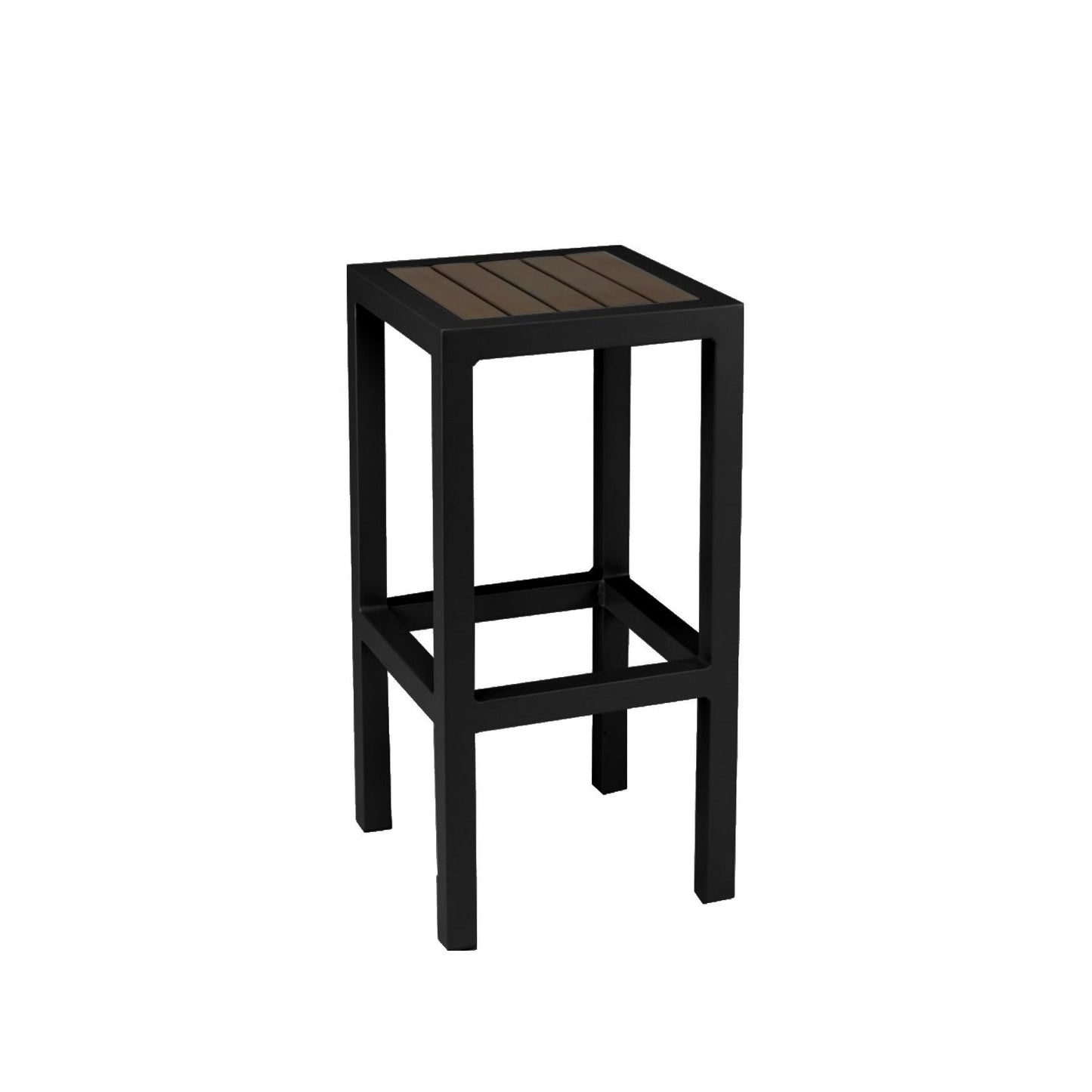 Source Napa Backless Bar Stool Black Frame SC-2405-177-BLK - BetterPatio.com