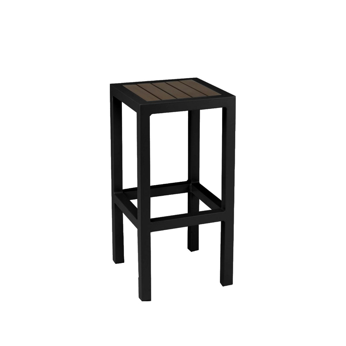 Source Napa Backless Bar Stool Black Frame SC-2405-177-BLK - BetterPatio.com