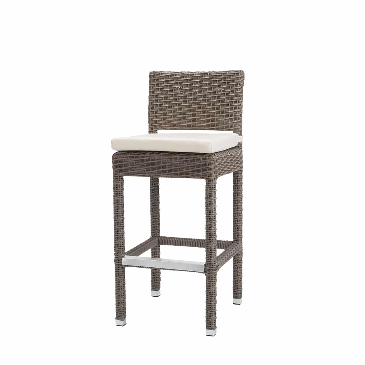 Source Outdoor Zen Armless Barstool - BetterPatio.com