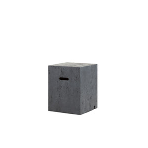 Source Furniture Elements Rectangular 55 Inch Concrete Fire Pit, Dark Gray - SF-6202-697 - BetterPatio.com