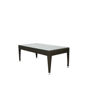 Source Furniture Zen Coffee Table, Expresso Weave - BetterPatio.com