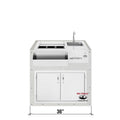 Ready To Finish 36 Inch Beverage Center Module (Appliances included) (S3619-SS)